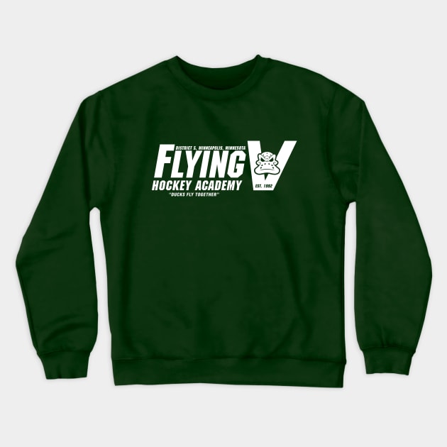 Flying V Hockey Academy Crewneck Sweatshirt by StevenReeves